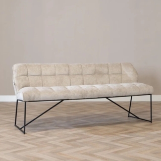 Bronx71 Esszimmerbank Stoff Jelle taupe 220 cm