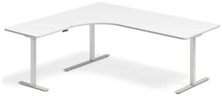 Hebe-/Senktisch DNA Weiß 1800x1800 mm Links 3-Fuß/Weiß