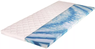 Gel-Effect Topper Easynight Gel 100 / G100 , Weiß , 100 x 7 x 200 cm