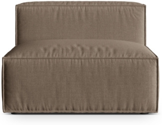 Micadoni Modul Nuria 1-Sitzer Strukturierter Stoff Cappuccino