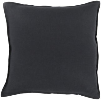 Chic Antique Kissenbezug Chic Antique - Kissenbezug Kissenhülle 50x50cm Leinen Dunkelgrau