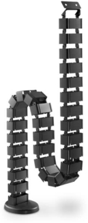 DIGITUS Flexible Kabelführung Kabelmanagement Schlange schwarz