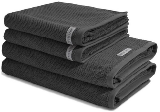 Ross Selection 4 tlg. Frottier-Set - 2 X Handtuch (50 X 100cm), 2 X Duschtuch (70 X 140cm) - 540 g/m2 - Anthrazit