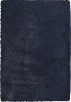 vidaXL Teppich Shaggy Hochflor NAVARRA Marineblau 120x170 cm Polyester 4102827