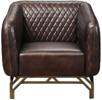 Ledergarnitur Fort William Sofa 3-Sitzer und 2 Clubsessel.