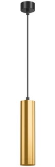 Braytron LED moderne Pendelleuchte zylindrisch Aluminium GU10 gold Hängelampe Küche Theke Ø60X250mm
