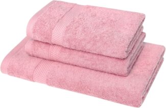 Dyckhoff Handtuch Set Planet, Walkfrottier (Set, 3-St), 2 Handtücher (50x100cm), 1 Duschtuch (70x140cm)