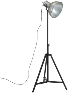 vidaXL Stehleuchte 25 W Vintage-Silber 61x61x90/150 cm E27 371862