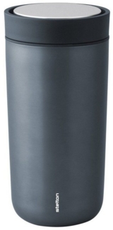 Stelton To Go Click Becher, Thermobecher, Coffee Travel Mug, Edelstahl, Dark Blue Metallic, 340 ml, 685-18