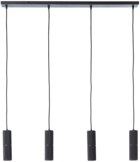 Brilliant AG Leuchten G80052-76 Marty LED Pendelleuchte 4-flammig sand schwarz