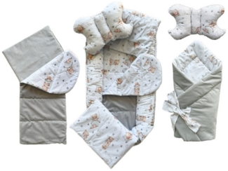 Pamek Bettnestchen Babybett Babynestchen Babynest Kinderbett Kokon zum schlafen Kissen