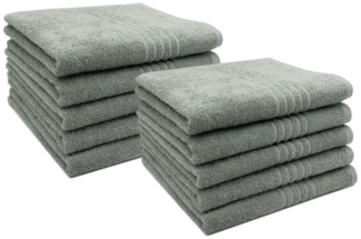 ZOLLNER Handtücher, Walkfrottier (10-St), 50x100 cm, 100% Baumwolle, vom Hotelwäschespezialisten