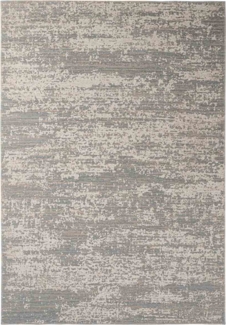 Teppich Silva aus Stoff Eckig Hellblau/Creme, 200x290 cm