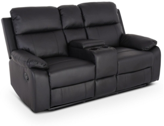 Raburg 2-Sitzer Kinosessel, 2er-Fernsehsessel, mechanisch, Flix, mit Relaxfunktion, für 2 Personen, Belastbarkeit je Sitzplatz 150 kg