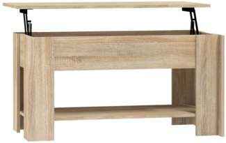 Couchtisch, Sofatisch Sonoma-Eiche 101x49x52 cm Holzwerkstoff