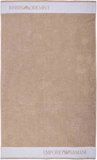 Emporio Armani Saunatuch Unisex Strandtuch 1er Pack Baumwolle, Frottier (Packung, 1-St)