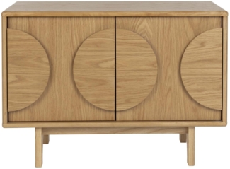 Sideboard GROOVE mit 2 Türen und Eichennfurnier von Zuiver