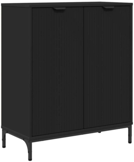 vidaXL Sideboard Schwarz 69,5 x 33 x 82 cm Holzwerkstoff 883425