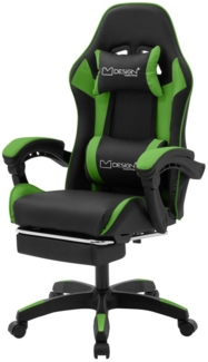 ML-DESIGN Bürostuhl Computerstuhl Schreibtischstuhl für Büro & Arbeitszimmer Drehsessel, Gaming Stuhl inkl. 2 Kissen Armlehne & Fußstütze ergonomisch anpassbar
