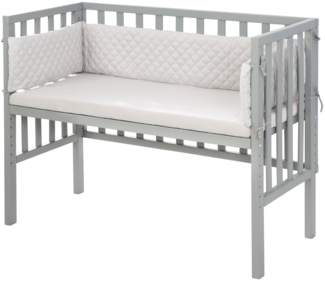 roba Beistellbett 'roba Style' 2 in 1 - Matratze - Nestchen - Barriere - Taupe