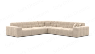 Sofa Dreams Ecksofa Polsterstoff Ecksofa Samt Modern Eckcouch Ibiza L Form Samtsofa Sofa, Loungesofa