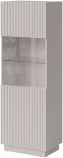 Vitrine Liwerio 1D (Farbe: Cashmere)