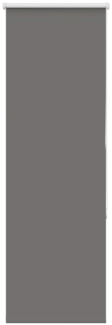 vidaXL Verdunkelungsrollo Grau 55x150 cm Stoffbreite 50,7 cm Polyester 4011119