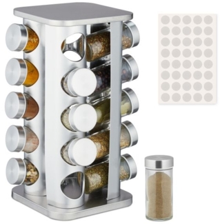 Drehbares Gewürzkarussell mit 20 Gläsern 10047456