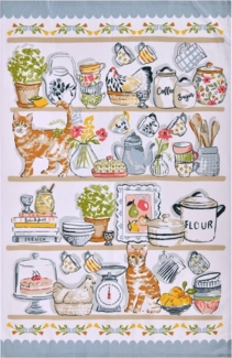 Ulster Weavers Geschirrtuch Pantry Cats, (1-tlg, 1-teilig), 100% Baumwolle 48x74cm Küchentuch