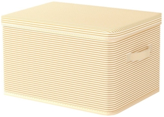 Coonoor Aufbewahrungsbox Faltbare Aufbewahrungsbox mit Deckel, Kleiderspeicherbox, große Aufbewahrungsbox, Kleiderschrank-Aufbewahrungsbox