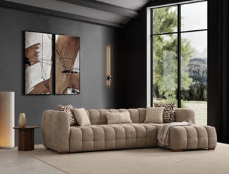 Ecksofa "Viola"-Beige