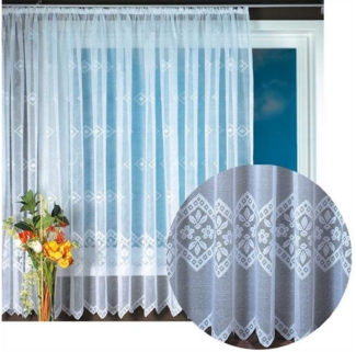 Arsvita Vorhang, Kräuselband, transparent, Übergardine in Spitzenoptik mit Universalband, in vielen Größen und Motiven