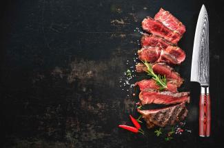 Premium Damast Kochmesser: Exquisites 8-Zoll Allzweckmesser aus 67 Lagen Edelstahl - Scharf, Schön und Vielseitig in Ihrer Küche