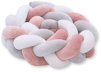 LuMali Nestchenschlange Babybett Umrandungen - Gitterbett Umrandung - Stillkissen, Dimensionen – sie sind breiter und höher als die der Konkurrenz