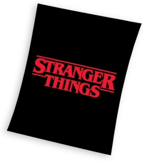 Wohndecke Stranger Things Fleecedecke Kuscheldecke 130 x 170 cm, Stranger things