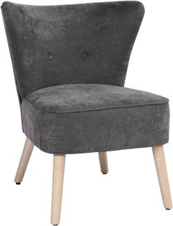 Home affaire Loungesessel JORIEL moderner Ohrensessel mit Knopfsteppung, mit Echtholzfüßen und feinem Struktur-Bezug