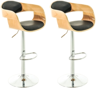 2er Set Barhocker Kingston Kunstleder [306532]