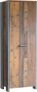 Dielenschrank CLIF 1-trg. Optik: Old Wood Vintage von Forte