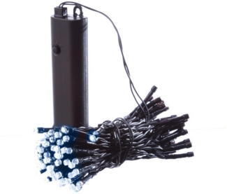 MARELIDA LED-Lichterkette Batterie bis 60 Tage Timer 96 LED 8 Funktionen 7,1m für Innen/Außen, 96-flammig