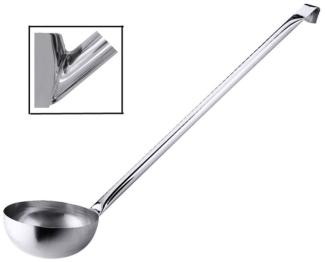 Contacto Edelstahl Schöpfkelle 24 cm mit rostfreiem Stiel