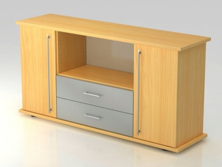 Sideboard 2 Türen, 2 Schübe RE Buche