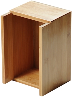 KESPER 70854 Serviettenspender-Besteckkasten aus FSC-zertifiziertem Bambus / Besteckhalter / Box