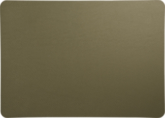 ASA Selection Tischset Rough Olive Leather L 46 cm B 33 cm H 0,2 cm