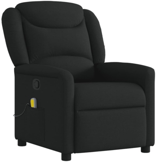 vidaXL Massagesessel Schwarz Stoff 4015608