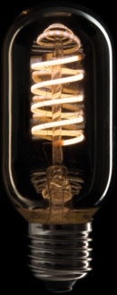 SHOWGEAR LED-Glühlampe E27 5 W – dimmbar – goldfarbene Glasabdeckung