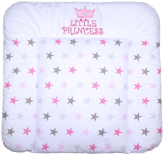 Primawela Wickelauflage Baby Wickeltischauflage Auflage für Wickeltisch Baumwolle - Princess
