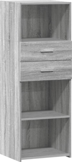 vidaXL Highboard Grau Sonoma 45x42,5x124 cm Holzwerkstoff 846171