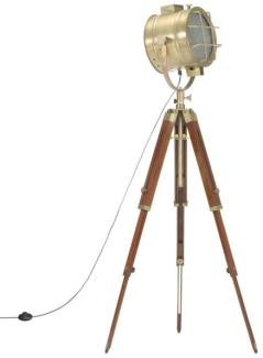 vidaXL Stehleuchte Dreibein Massivholz Mango 165 cm 286112