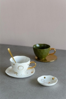 Urban Nature Culture Cappuccino-/Teetasse Good Morning Fir Green 105724