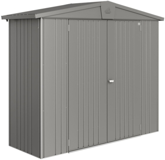 Biohort Gerätehaus Europa, 2A: 244 x 84 x 203 (b x t x h) cm, quarzgrau-metallic